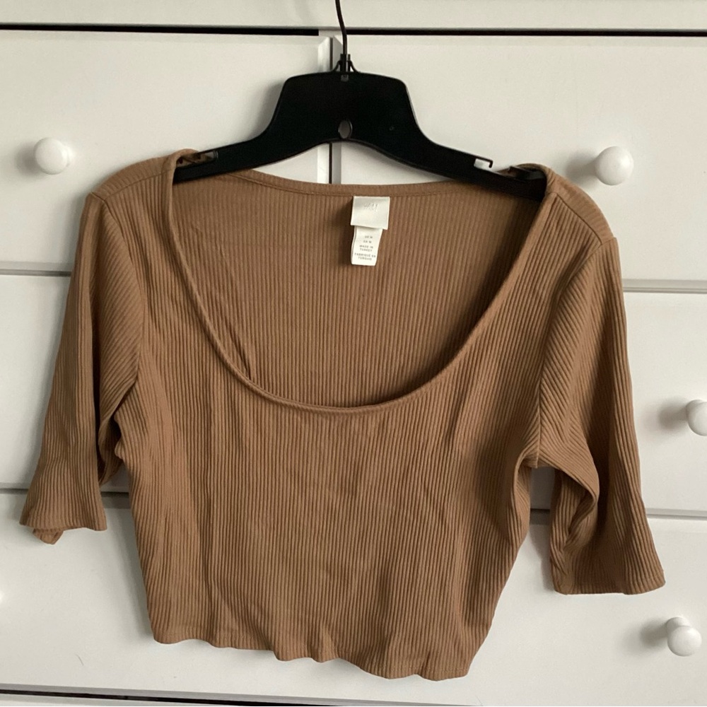 H&M Ribbed Crop Top